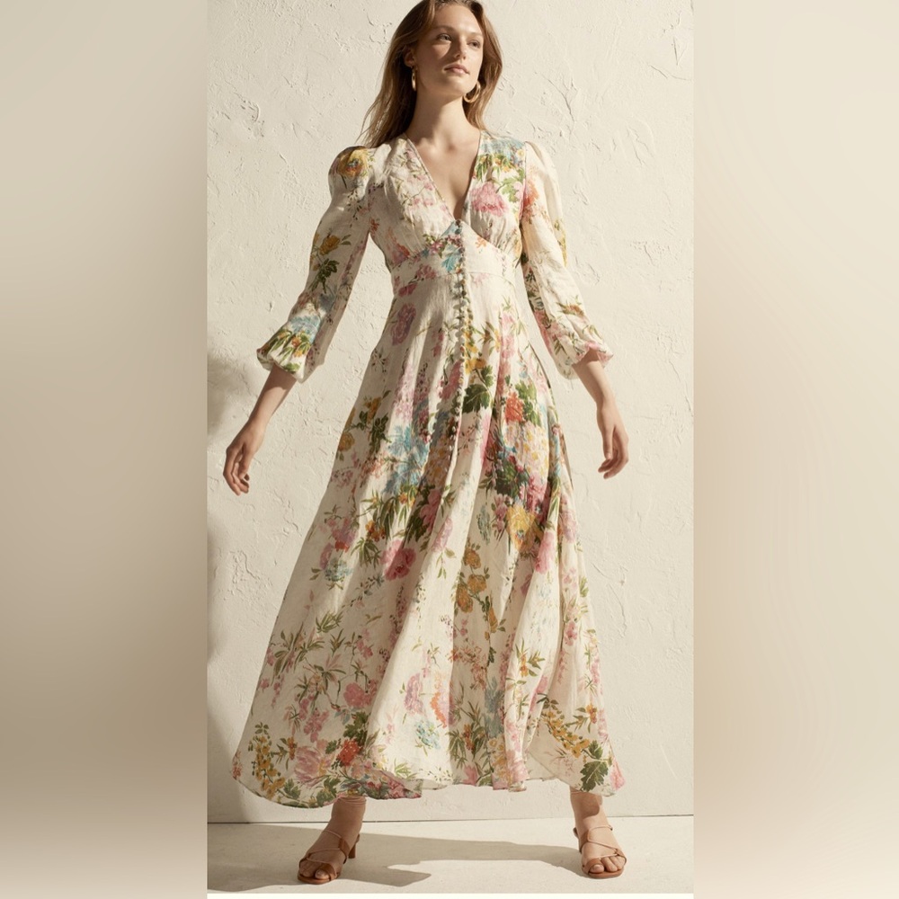 Zimmerman Honor Plunge Maxi Dress